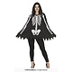 Skelet Poncho met Capuchon
