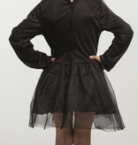 Skeletjurkje Kind met Tutu Zwart