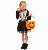 Skeletjurkje Kind met Tutu Zwart