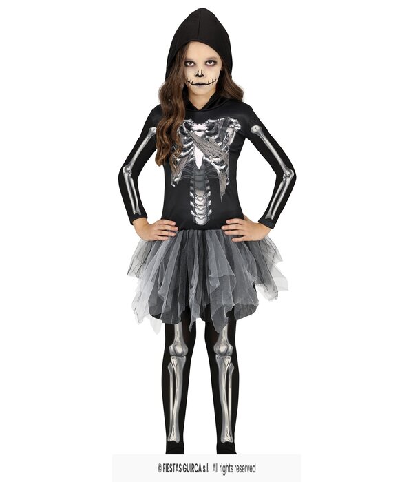 Skeletkostuum Met Tule Rok Voor Meisjes