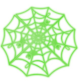Glow in the Dark Spinnenweb (60cm)
