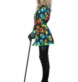 Neon Jas Schedel Halloween Vrouw