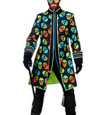Neon Jas Schedel Halloween Heren
