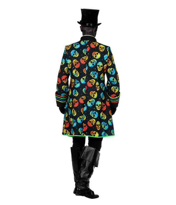 Neon Jas Schedel Halloween Heren