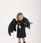 Halloween Folie Ballon Zwart Vleermuis (85cm)