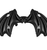 Halloween Folie Ballon Zwart Vleermuis (85cm)