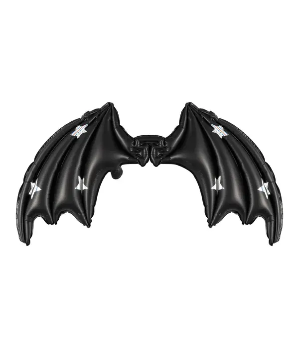 Halloween Folie Ballon Zwart Vleermuis (85cm)