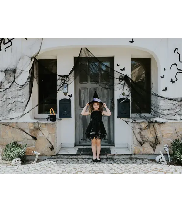 Doek Halloween Zwart Smooth (9,8m)