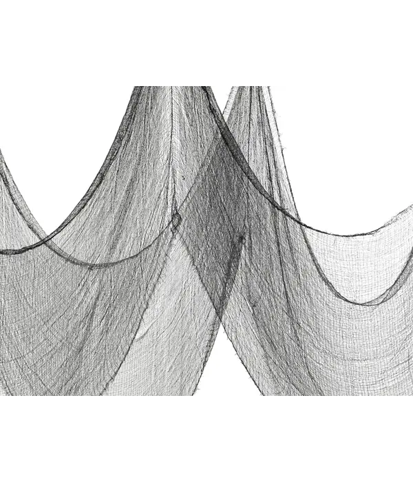 Doek Halloween Zwart Smooth (9,8m)