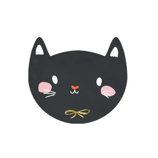 Servetten Zwarte Kat (20st)