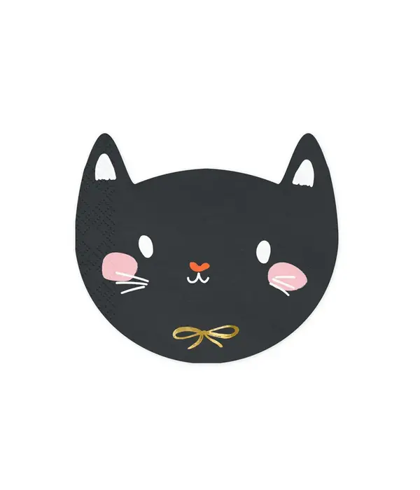 Servetten Zwarte Kat (20st)