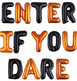 Halloween Ballonnenset "Enter If You Dare"