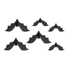 Halloween Hangdecoratie Vleermuizen (6st)