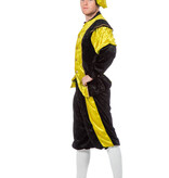 Pieten kostuum Diego zwart/geel