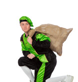 Pieten kostuum Diego zwart/groen