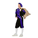 Pieten kostuum Diego zwart/paars