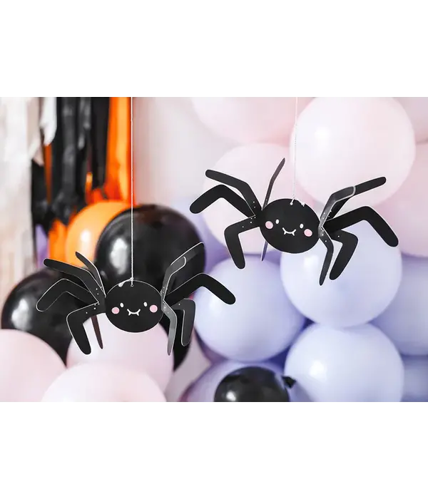 Halloween Hangdecoratie Spinnen (5st)