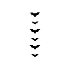 Halloween Slinger Vleermuizen 1,5m