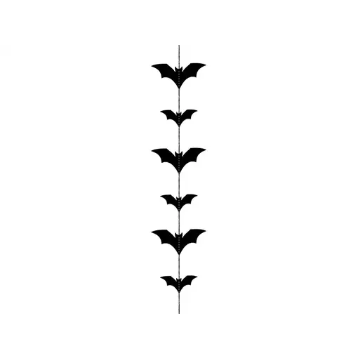 Halloween Slinger Vleermuizen 1,5m