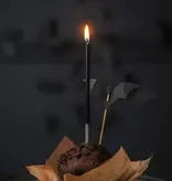 Halloween Cocktailprikkers Vleermuis 5cm (6st)