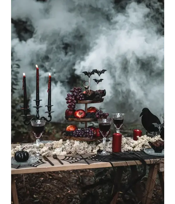 Halloween Cocktailprikkers Vleermuis 5cm (6st)