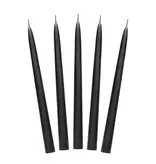 Kaarsen Zwart 24cm (10st)