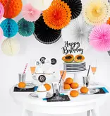 Papieren Waaiers Set Oranje 3-delig