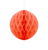Honeycomb Bal oranje - 20cm