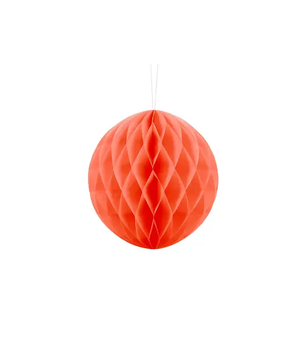 Honeycomb Bal oranje - 20cm