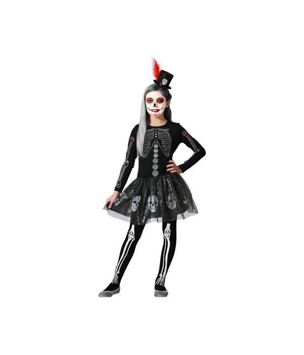 Muertos Halloween Jurkje Schedels Kind