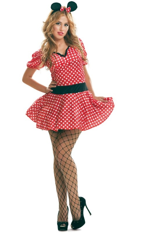 Sexy Mini Mouse Kostuum Vrouw afbeelding