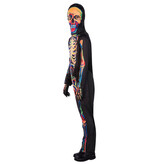 Kostuum Skelet Glow in the Dark Multikleur Kind