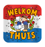 Huldeschild Welkom Thuis Cartoon Nederland