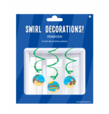 Hangdecoratie Swirls Geniet Van Je Pensioen!