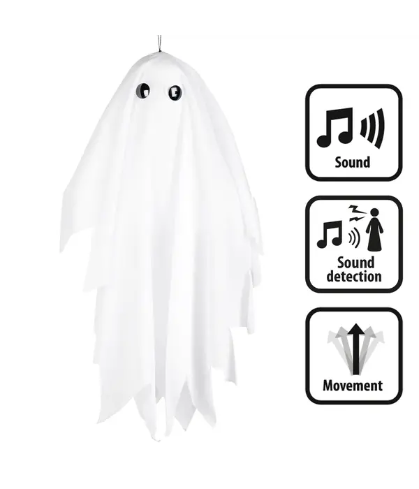 Decoratie Schuddend spook (48cm)