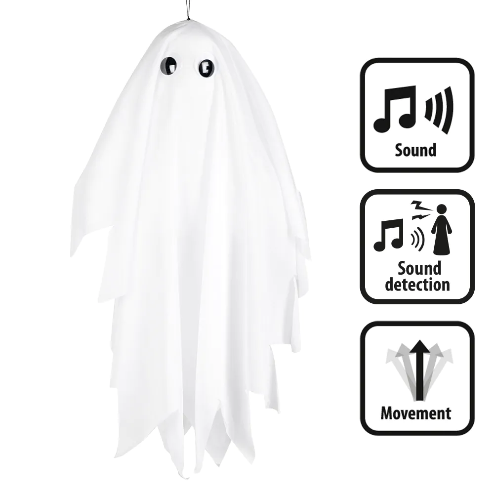 Decoratie Schuddend spook (48cm) afbeelding
