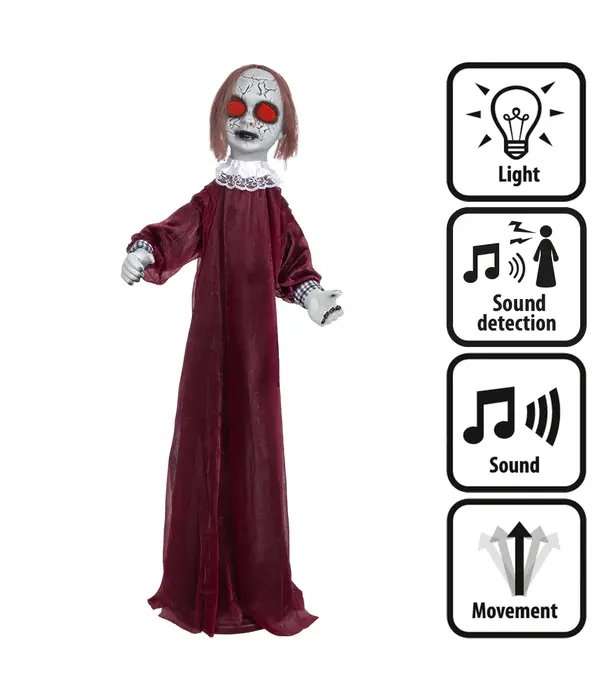 Staande decoratie Lachende Dolly (90cm)