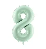 Cijferballon Lichtgroen 8 (72cm)