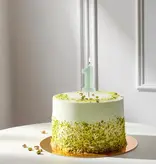 Verjaardagskaars Cijfer 1 Lichtgroen (6cm)
