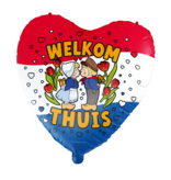 Folieballon Welkom Thuis Hart Cartoon Holland (60cm)