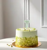 Verjaardagskaars Cijfer 7 Lichtgroen (6cm)