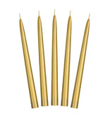 Dinerkaarsen Goud Metallic 24cm (10st)