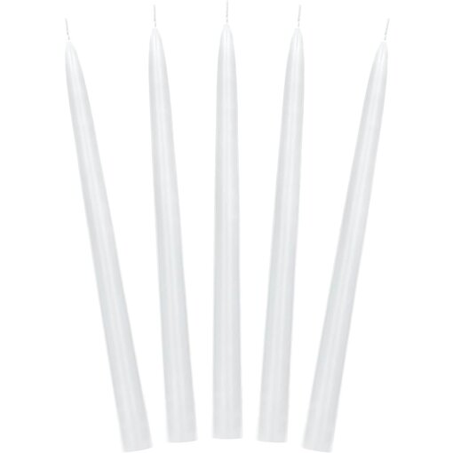 Dinerkaarsen Parelmoer Metallic 24cm (10st)