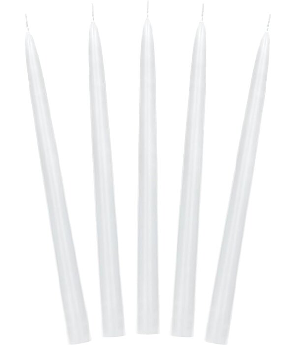 Dinerkaarsen Parelmoer Metallic 24cm (10st)