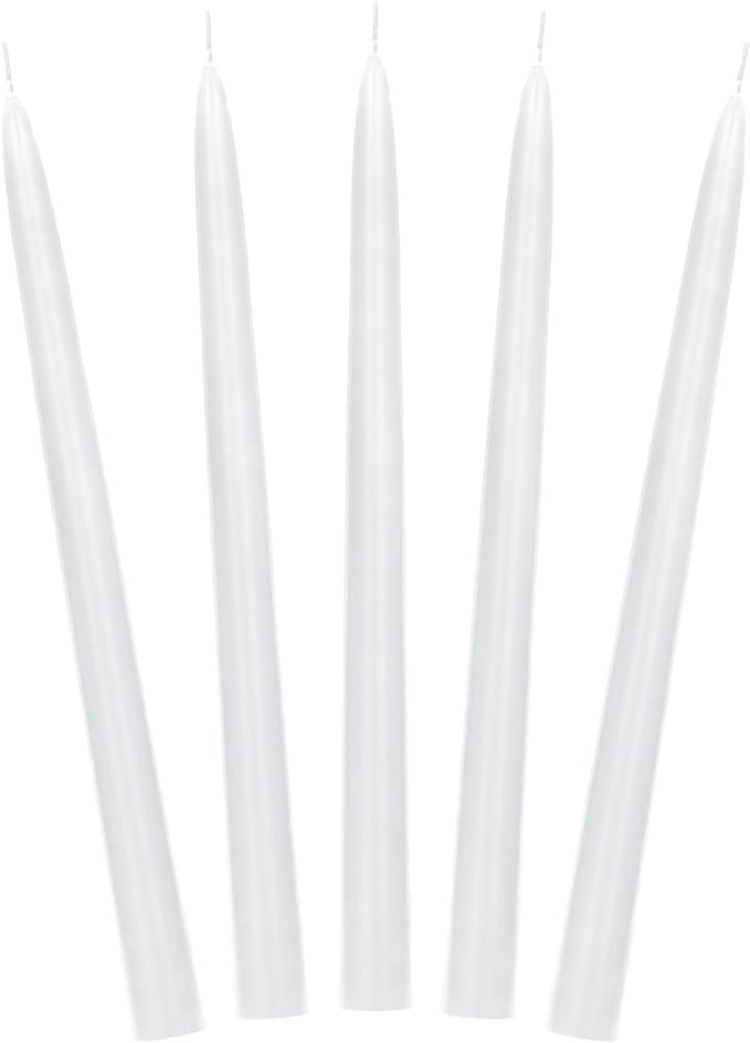 Dinerkaarsen Parelmoer Metallic 24cm (10st) afbeelding