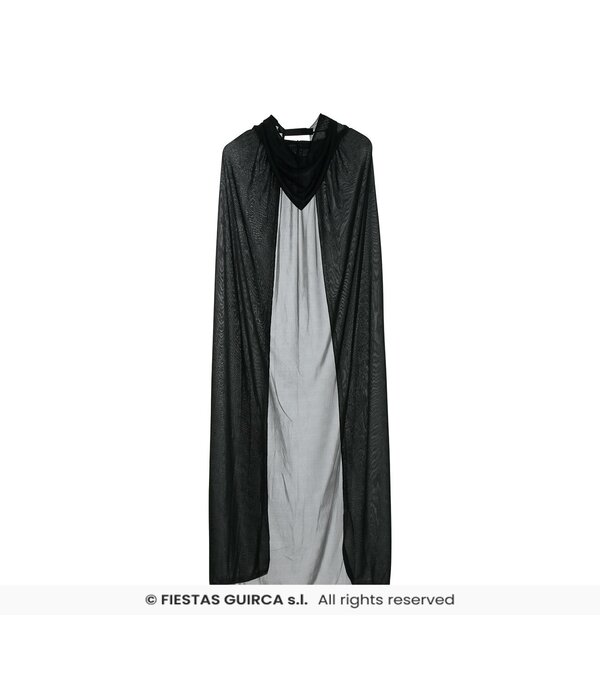 Zwarte Cape Halloween Budget met Capuchon