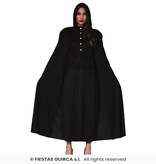 Zwarte Cape Halloween Budget met Capuchon