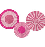 Deco Waaier Set Perfect Pink (3st)