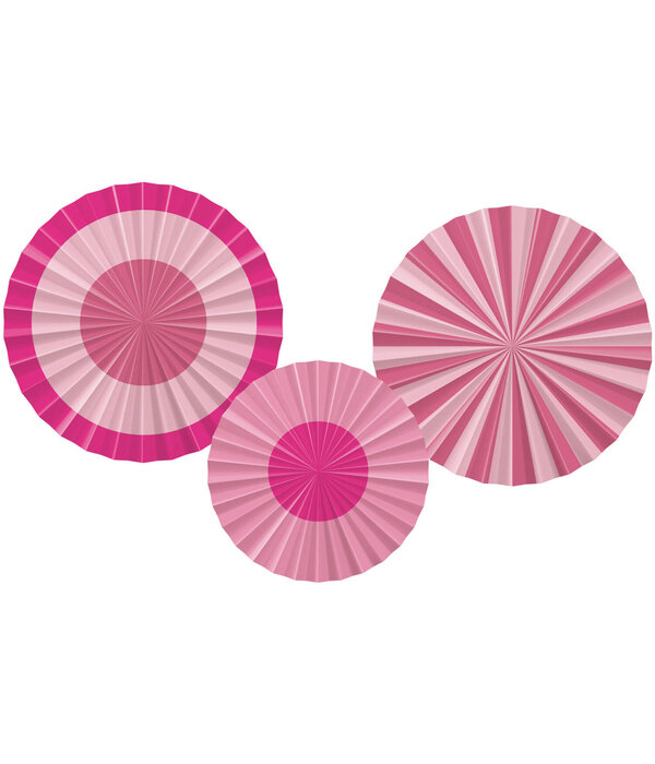Deco Waaier Set Perfect Pink (3st)