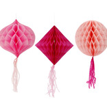 Honeycomb Set Perfect Pink 3-Delig